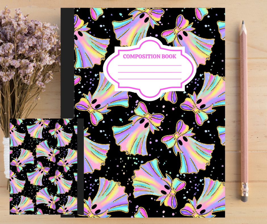 Ghost-Compositon Notebook Cover
