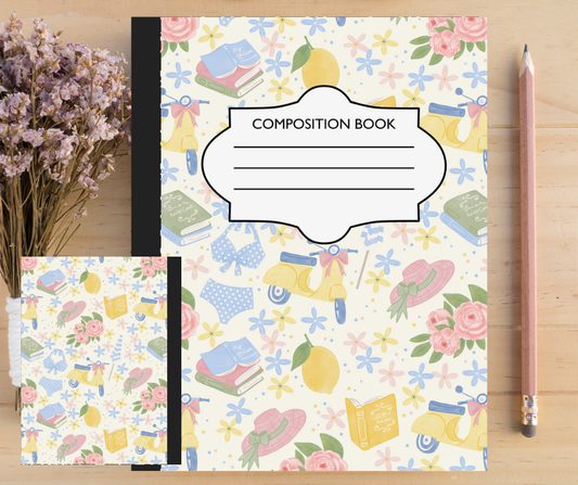 Lemons Summer-Composition Notebook Cover