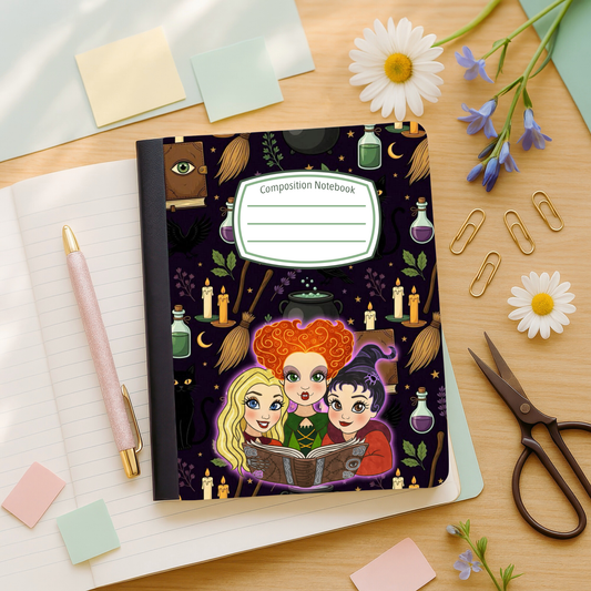 Hocus Pocus-Composition Notebook Sticker