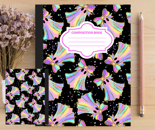 Ghost-Compositon Notebook Cover