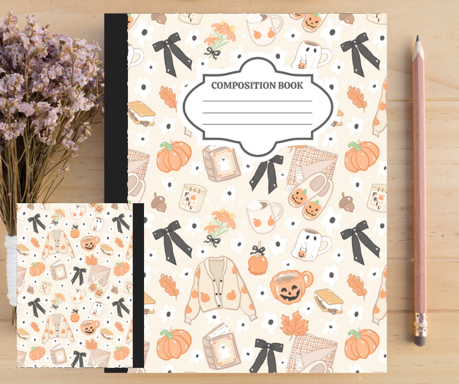 Cozy Fall - Composition notebook cover